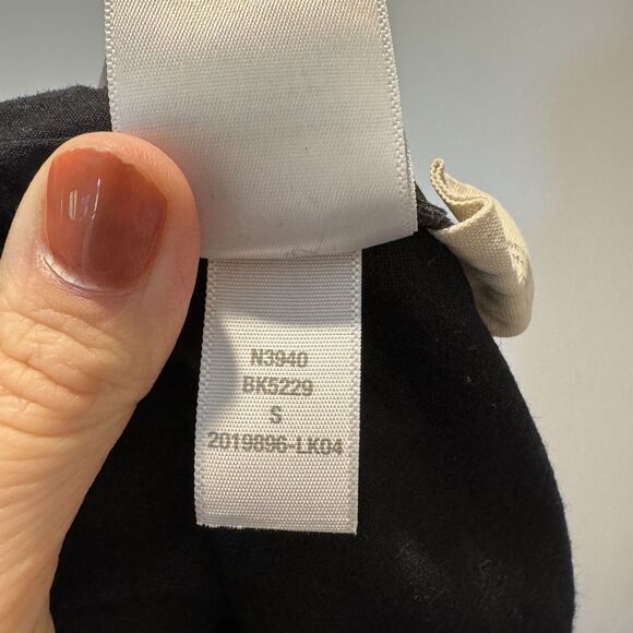 Madewell Wide-Leg Pants Linen Blend Chinos High Rise Pull On Black Women Small - Picture 5 of 7